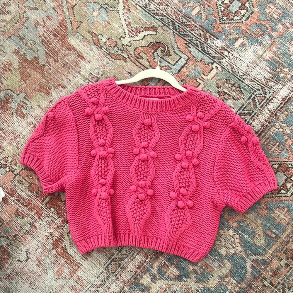 Sincerely Jules Pink Crew Neck Sweater